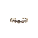 CHANEL – Jonc à médaillons argentés