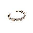 CHANEL – Silver Medallion Bangle