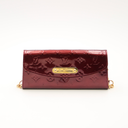 Sac à main Sunset Boulevard en cuir Monogram verni rouge