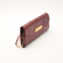 Sac à main Sunset Boulevard en cuir Monogram verni rouge