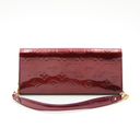 Sac à main Sunset Boulevard en cuir Monogram verni rouge