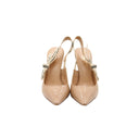 DIOR – J’ADIOR Slingback Pumps – Nude Patent Calfskin & Signature Ribbon