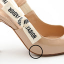 DIOR – J’ADIOR Slingback Pumps – Nude Patent Calfskin & Signature Ribbon