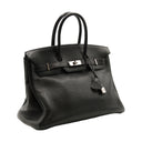 HERMÈS – Birkin 35 – Black Togo leather, silver hardware