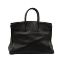 HERMÈS – Birkin 35 – Black Togo leather, silver hardware