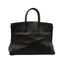 HERMÈS – Birkin 35  – Cuir Togo noir, bijouterie argentée
