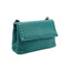 BOTTEGA VENETA – Sac à rabat Intrecciato chaîne  – Cuir intrecciato vert turquoise