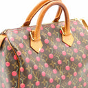 Sac Speedy 25 édition Murakami en toile Monogram Cerises