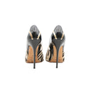 JIMMY CHOO – Zebra Print Calf Hair Pointed Toe Pumps
