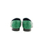 HERMES – Mocassins en cuir vert