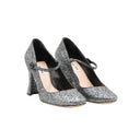 MIU MIU – Babies à talons pailletées