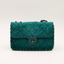 Sac Timeless en feutrine bleu canard