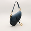 Sac Saddle en cuir dégradé bleu