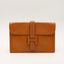 Pochette Jige en cuir Epson gold