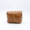 Goya Puffer bag in shiny oak Nappa leather