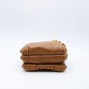 Goya Puffer bag in shiny oak Nappa leather