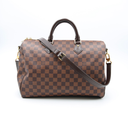 Sac Speedy 35 Bandoulière en toile Damier ébène