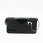 Sac D-Trick en toile oblique et cuir noir
