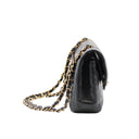 CHANEL – Timeless Classic 24 cm in black lambskin & gold metal
