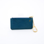 Pochette clés en cuir Epi bleu