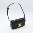 Claude black leather bag