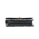 DIOR – 30 Montaigne Wallet On Chain in blue Oblique canvas and blue leather