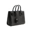 SAINT LAURENT – Sac de Jour Nano en cuir noir clouté