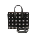 SAINT LAURENT – Sac de Jour Nano en cuir noir clouté