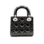 DIOR – Sac Lady Dior Mini en cuir vernis noir