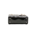 DIOR – Lady Dior Mini Bag in Black Patent Leather