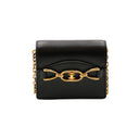 CELINE – Porte-cartes Triomphe en cuir de vachette noir