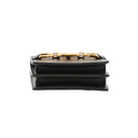 CELINE – Triomphe card holder in black calfskin