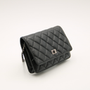 2.55 Reissue Chain Wallet in Leather and Ruthenium