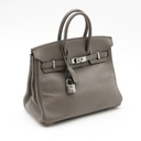 Birkin 25 bag in Etoupe Swift calfskin