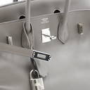 Birkin 25 bag in Etoupe Swift calfskin