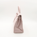 Kelly Flat 35 bag in lilac Swift leather