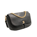CHANEL – Calfskin Stitched Flap Bag "Paris in Rome"