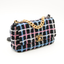 Sac Chanel 19 en tweed noir, ciel et rose