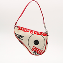 Sac Saddle en nylon imprimé rouge et noir