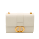 30 Montaigne bag in latte grained leather