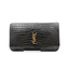 Cassandre phone case en cuir embossé crocodile