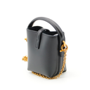 Micro Le 37 Bag in shiny black leather