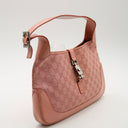 Pink pale GG Monogram canvas Jackie bag