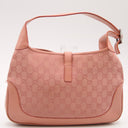 Pink pale GG Monogram canvas Jackie bag