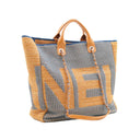 CHANEL – Oversized Logo Canvas & Leather Tote