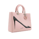 DIOR – Lady Dior GM Andy Warhol Pump – Powder pink lambskin