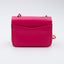 Sac Chanel Mania Flap en cuir rose fuchsia