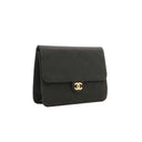 CHANEL – Sac Classique Vintage Matelassé – Jersey noir