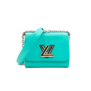 LOUIS VUITTON – Twist PM – Cuir Épi turquoise