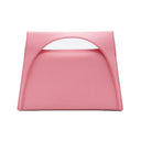 J.W. Anderson Small Moon pink leather clutch bag